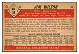 1953 Bowman Color Baseball #037 Jim Wilson Braves EX 451947