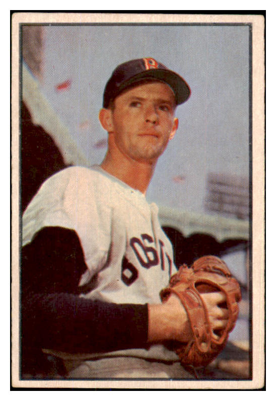 1953 Bowman Color Baseball #035 Maury McDermott Red Sox EX 451948