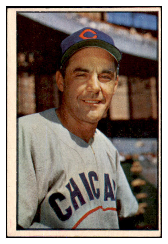 1953 Bowman Color Baseball #030 Phil Cavarretta Cubs EX 451951