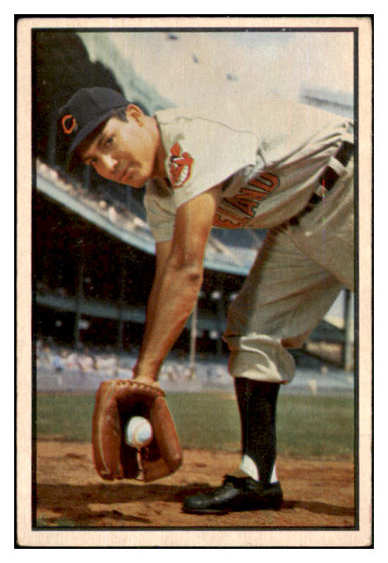 1953 Bowman Color Baseball #029 Bobby Avila Indians EX 451952