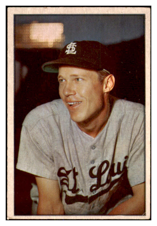1953 Bowman Color Baseball #020 Don Lenhardt Browns EX 451961