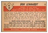 1953 Bowman Color Baseball #020 Don Lenhardt Browns EX 451961