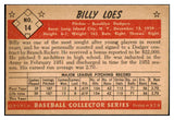 1953 Bowman Color Baseball #014 Billy Loes Dodgers EX 451964