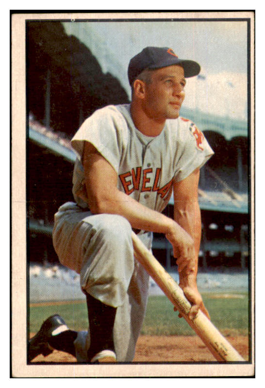 1953 Bowman Color Baseball #008 Al Rosen Indians EX 451968