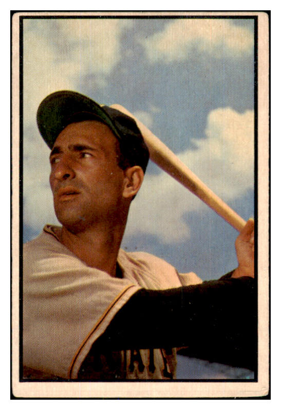 1953 Bowman Color Baseball #160 Cal Abrams Pirates VG-EX 451977
