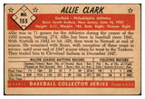 1953 Bowman Color Baseball #155 Allie Clark A's VG-EX 451981