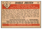 1953 Bowman Color Baseball #124 Charlie Dressen Dodgers VG-EX 452017