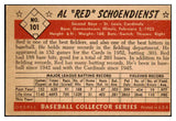 1953 Bowman Color Baseball #101 Red Schoendienst Cardinals VG-EX 452036