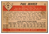 1953 Bowman Color Baseball #071 Paul Minner Cubs VG-EX 452057