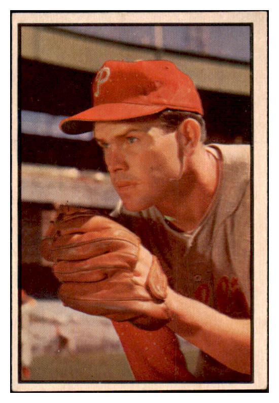 1953 Bowman Color Baseball #065 Robin Roberts Phillies VG-EX 452058