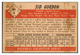 1953 Bowman Color Baseball #005 Sid Gordon Braves VG-EX 452086