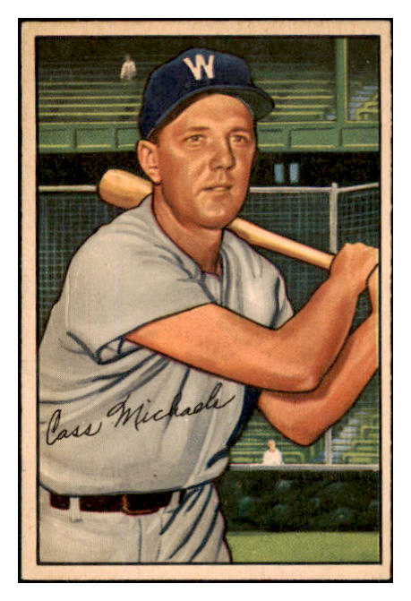 1952 Bowman Baseball #036 Cass Michaels Senators EX-MT 452106