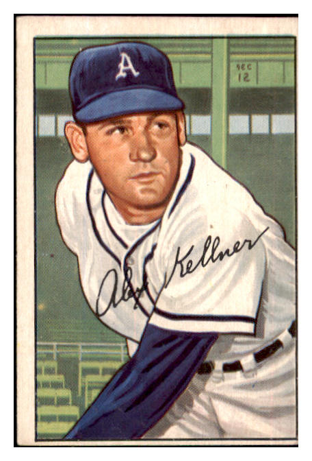1952 Bowman Baseball #226 Alex Kellner A's VG-EX 452151