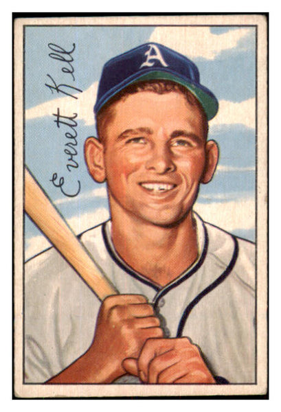 1952 Bowman Baseball #242 Everett Kell A's EX 452161