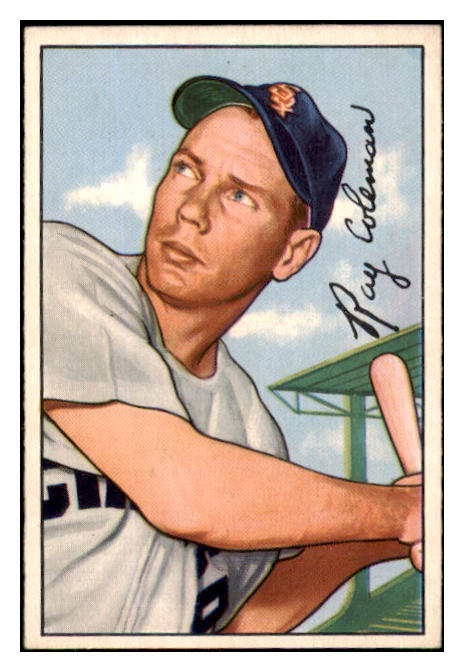 1952 Bowman Baseball #201 Ray Coleman White Sox EX-MT 452181