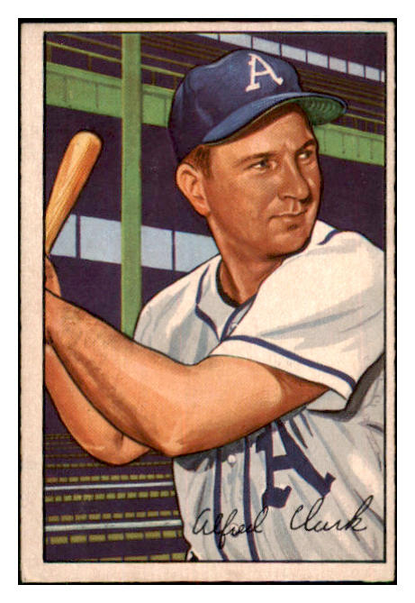 1952 Bowman Baseball #130 Allie Clark A's EX-MT 452186
