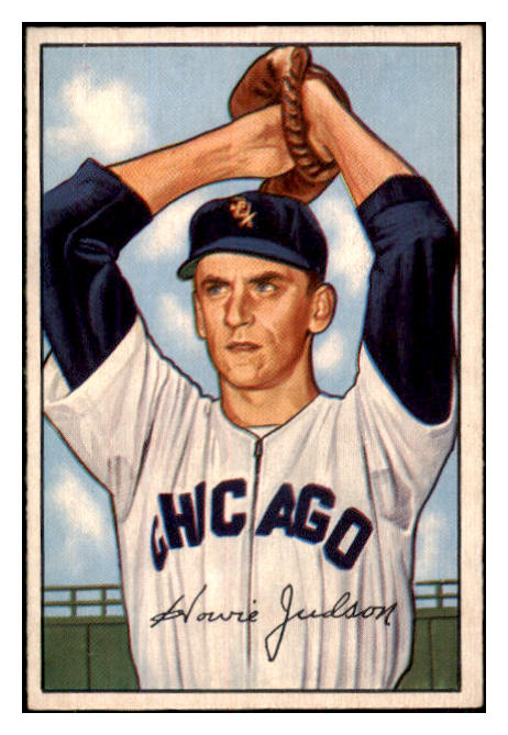 1952 Bowman Baseball #149 Howie Judson White Sox EX-MT 452196