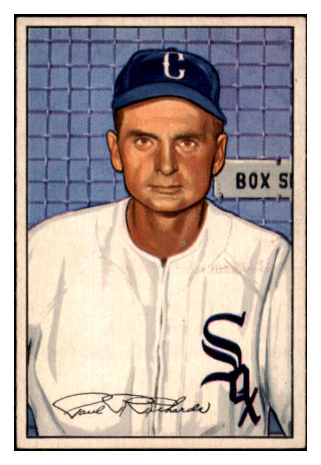 1952 Bowman Baseball #093 Paul Richards White Sox EX-MT 452202