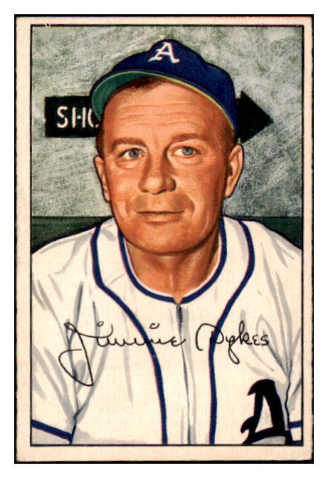 1952 Bowman Baseball #098 Jimmy Dykes A's EX-MT 452209