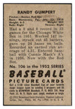 1952 Bowman Baseball #106 Randy Gumpert Red Sox EX-MT 452218