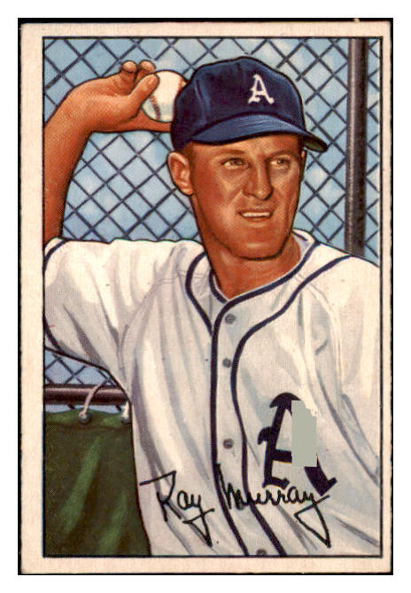 1952 Bowman Baseball #118 Ray Murray A's EX-MT 452221