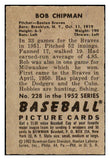 1952 Bowman Baseball #228 Bob Chipman Braves NR-MT 452227
