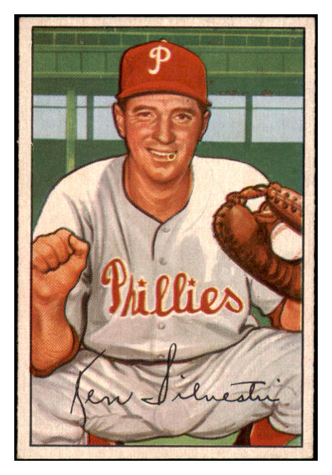 1952 Bowman Baseball #200 Ken Silvestri Phillies NR-MT 452237