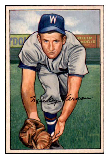 1952 Bowman Baseball #087 Mickey Vernon Senators NR-MT 452254
