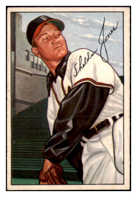 1952 Bowman Baseball #215 Sheldon Jones Braves EX-MT 452270