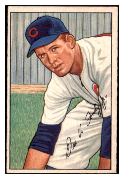 1952 Bowman Baseball #231 Dee Fondy Cubs EX-MT 452276