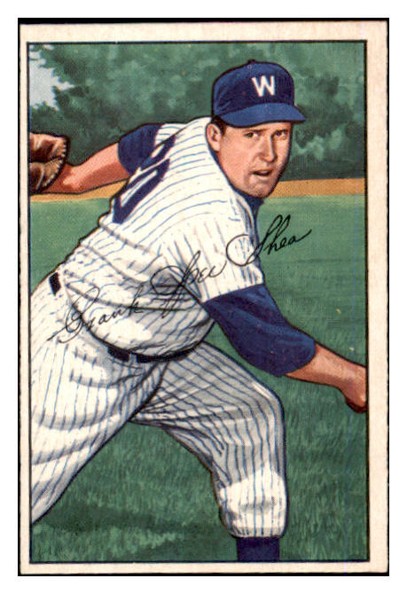 1952 Bowman Baseball #230 Frank Shea Senators EX-MT 452277