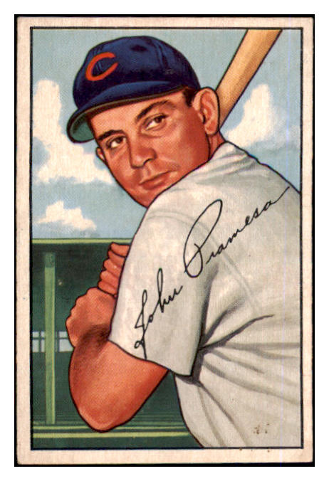 1952 Bowman Baseball #247 John Pramesa Cubs EX-MT 452282