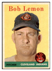 1958 Topps Baseball #002 Bob Lemon Indians VG-EX 452309