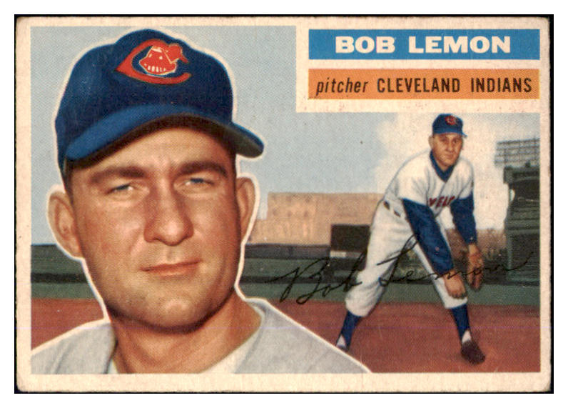 1956 Topps Baseball #255 Bob Lemon Indians VG-EX 452320