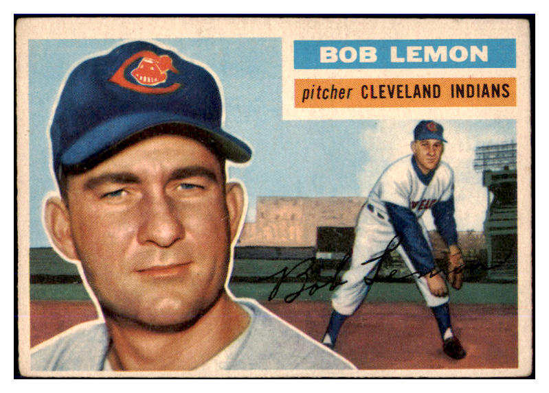 1956 Topps Baseball #255 Bob Lemon Indians VG-EX 452323