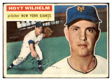 1956 Topps Baseball #307 Hoyt Wilhelm Giants VG 452342