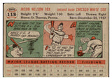 1956 Topps Baseball #118 Nellie Fox White Sox VG-EX Gray 452362