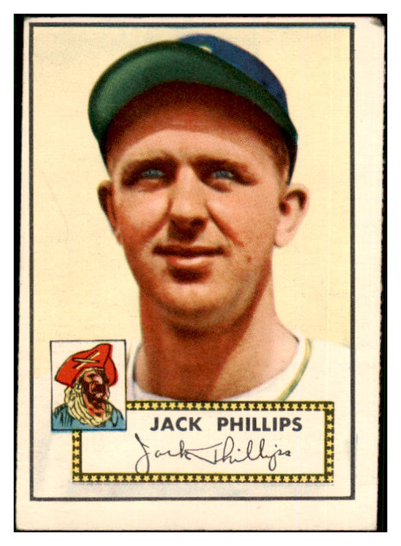1952 Topps Baseball #240 Jack Phillips Pirates GD-VG 452398