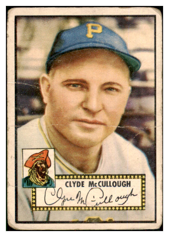 1952 Topps Baseball #218 Clyde Mccullough Pirates Good 452407