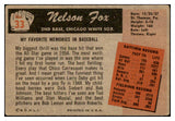 1955 Bowman Baseball #033 Nellie Fox White Sox VG-EX 452412