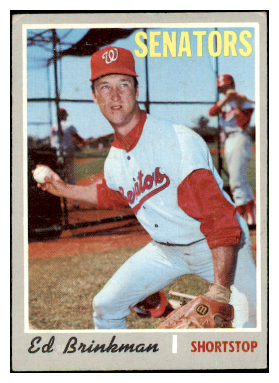1970 Topps Baseball #711 Ed Brinkman Senators VG-EX 452440