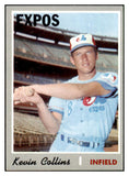 1970 Topps Baseball #707 Kevin Collins Expos NR-MT 452468