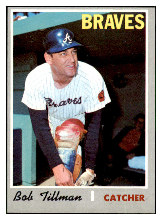 1970 Topps Baseball #668 Bob Tillman Braves NR-MT 452477
