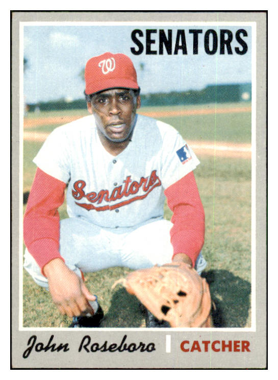 1970 Topps Baseball #655 John Roseboro Senators NR-MT 452481