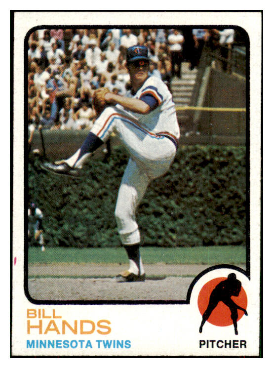 1973 Topps Baseball #555 Bill Hands Twins EX-MT 452506