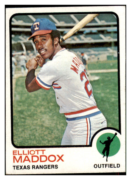 1973 Topps Baseball #658 Elliott Maddox Rangers EX-MT 452509