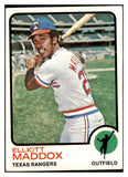 1973 Topps Baseball #658 Elliott Maddox Rangers EX-MT 452509