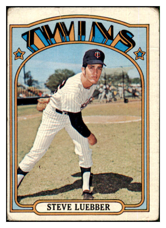 1972 Topps Baseball #678 Steve Luebber Twins GD-VG 452526