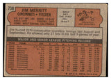 1972 Topps Baseball #738 Jim Merritt Reds VG 452528