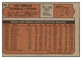 1972 Topps Baseball #685 Joe Horlen White Sox VG 452531